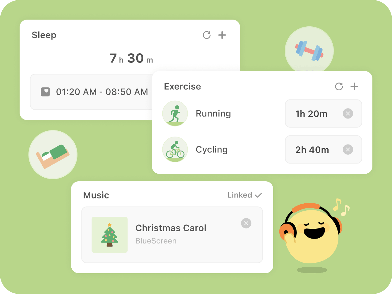 Music, Sleep, Exercise, and More!